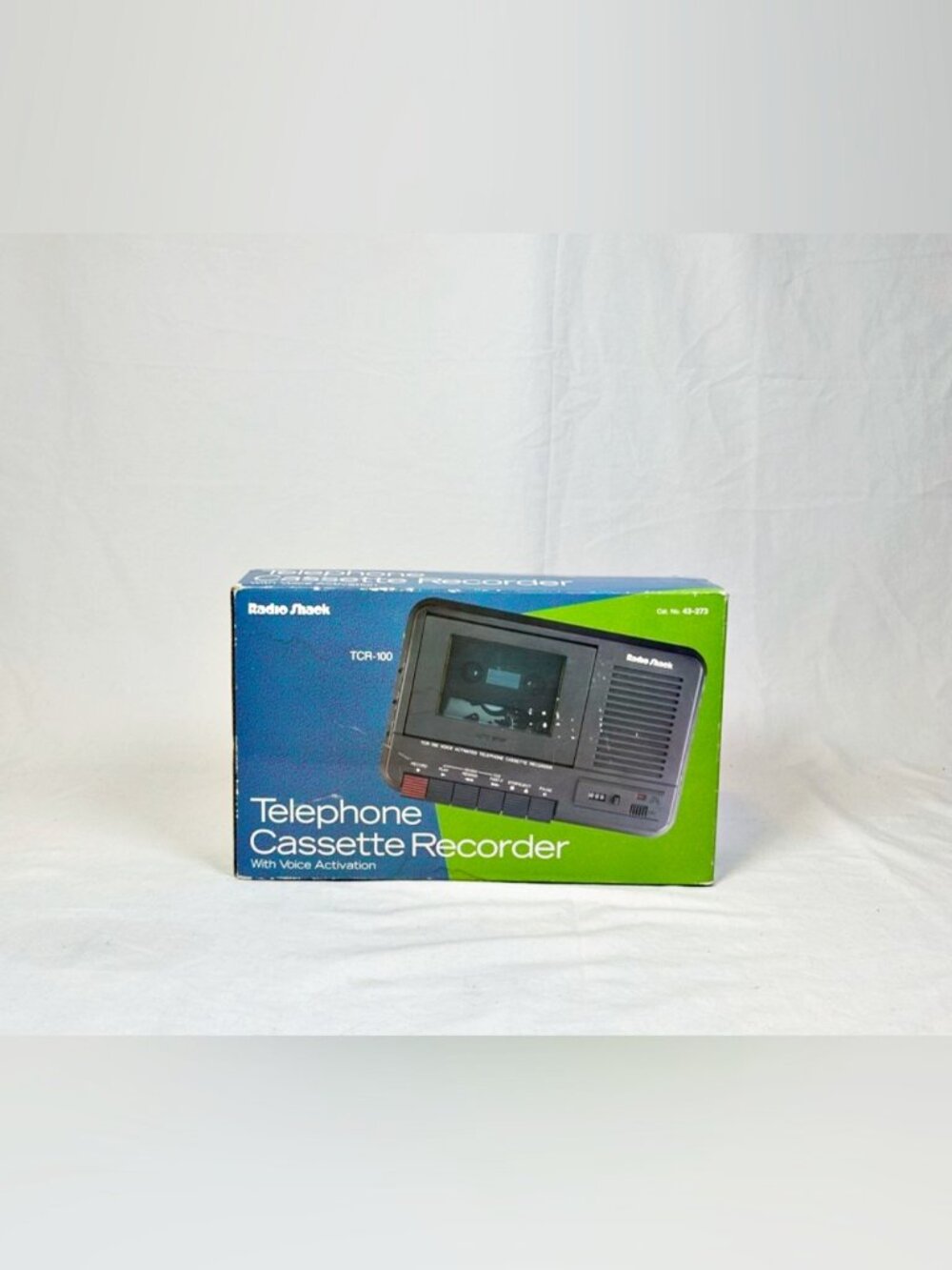 Vintage Radio Shack TCR-100 Telephone Cassette Recorder Answering Machine